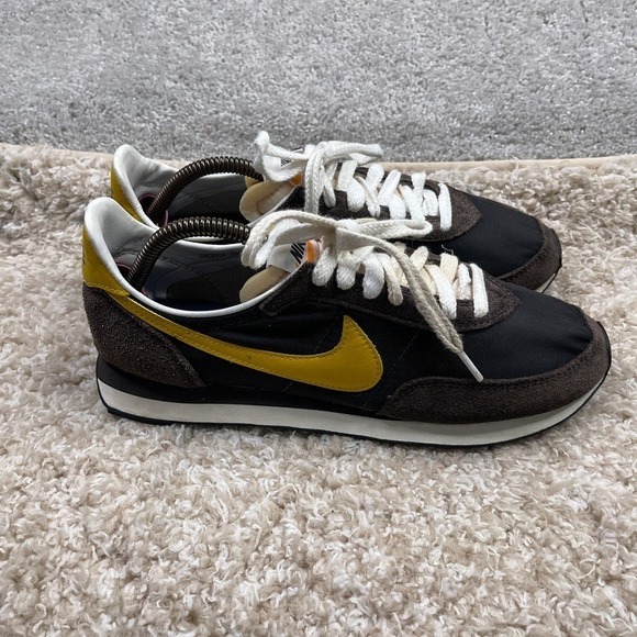Nike Waffle Trainer 2 Mens Size 9.5 Velvet Brown Suede Casual Sneakers - Picture 1 of 15